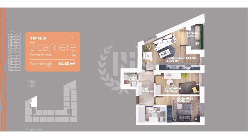 Titan Apartament 3 camere